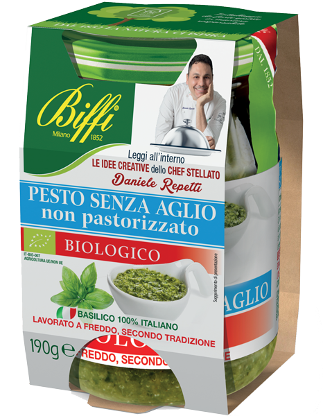 Песто дженовезе без чеснока 190 г, Pesto senza aglio Biffi, 190 gr