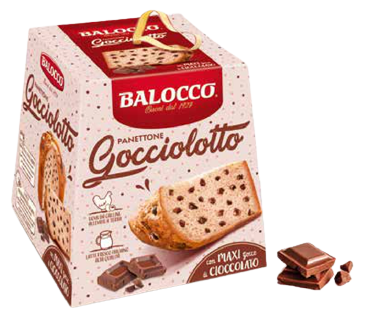 Панеттоне с каплями шоколада 500 г, Panettone Gocciolotto Balocco 500 g