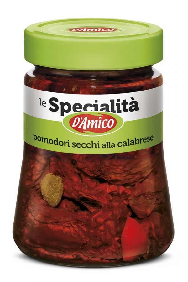 Томаты вяленые Калабрезе 280 г, Pomodori secchi alla Calabrese d'Amico 280 gr.