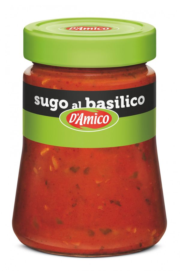 Соус томатный с базиликом 290 г, Sugo al basilico D'Amico 290 gr