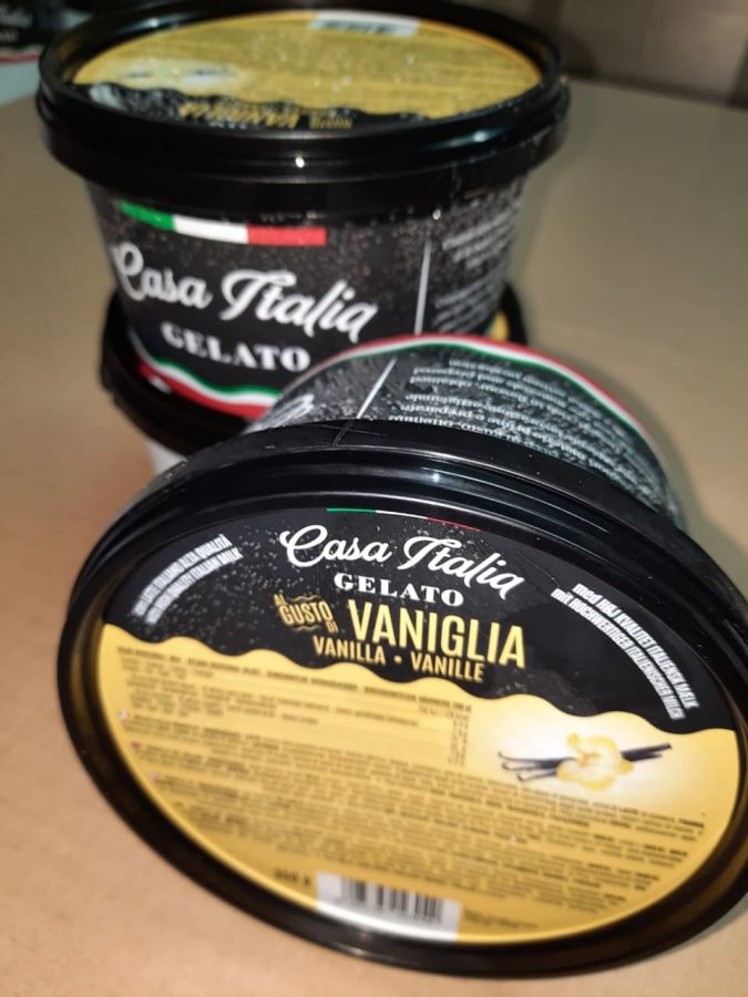 Мороженое Ванильное 350 г, Gelato Vaniglia, Casa Italia 350 g