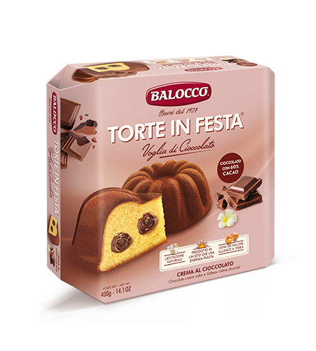 Торт шоколадный 400 г, Torta in festa Voglia di cioccolato Balocco, 400 gr