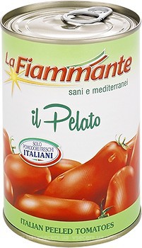 Томаты целые в собственном соку 400 г, Pomodori pelati La Fiammante 400 g